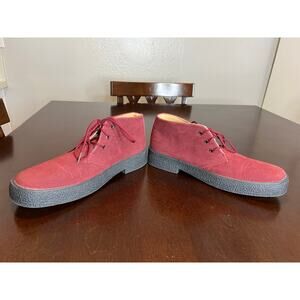 Players Men's Chukka Boots Burgundy ~ Size 10